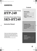 ONKYO HTP-240 Manual Do Utilizador
