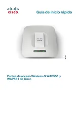 Cisco Cisco WAP551 Wireless-N Single Radio Selectable Band Access Point Guía Del Usuario