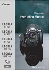 Canon HF R28 Manual Do Utilizador