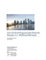 Cisco Cisco Evolved Programmable Network Manager 1.1 Guide Du Développeur