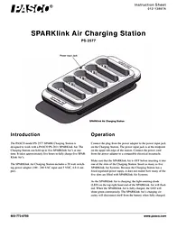 PASCO Specialty & Mfg. SPARKling Air Charging System PS-2577 Folheto