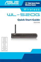 ASUS WL-520G Quick Setup Guide
