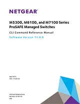 Netgear M5300-28G3 (GSM7328Sv2h2) - ProSAFE 24+4 Gigabit Ethernet L3 Managed Stackable Switch ソフトウェアガイド