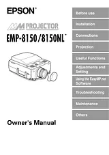 Epson EMP-8150 Manuel D’Utilisation