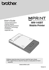 Brother MW-145BT User Manual
