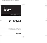 ICOM ic-t81a 지침 매뉴얼
