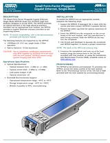 Adtran Small Form-Factor Pluggable Gigabit Ethernet Leaflet