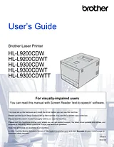 Brother HL-L9300CDW(T) Mode D'Emploi
