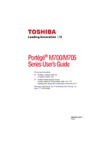 Toshiba M700-S7001X Manual Do Utilizador