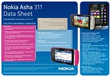 Nokia Asha 311 0020Z38 Dépliant