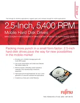 Fujitsu MHV2040AH Leaflet