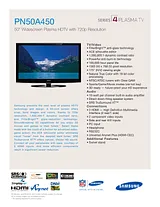 Samsung pn42a450 Benutzerhandbuch