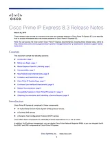 Cisco Cisco Prime IP Express 8.3 릴리즈 노트