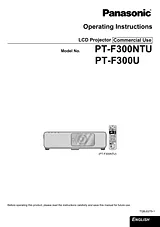 Panasonic PT-F300NTU Manuale Utente