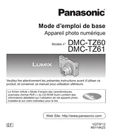 Panasonic DMCTZ60EF Mode D’Emploi