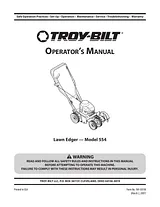 Troy-Bilt Model 554 Справочник Пользователя