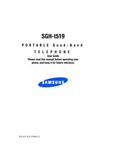 Samsung SGH-T519 Справочник Пользователя