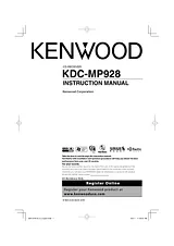 Kenwood KDC-MP928 Manual Do Utilizador