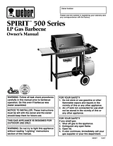 Weber Spirit 500 series Справочник Пользователя