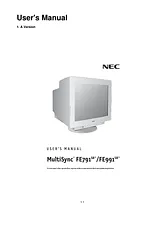 NEC FE791SB Manual De Usuario