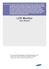 Samsung B1940R LS19CBBMSEN Manual Do Utilizador
