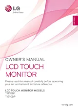 LG T1910B Owner's Manual