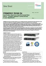 Fujitsu PRIMERGY RX300 S4 VFY:R3004SF060DE Листовка