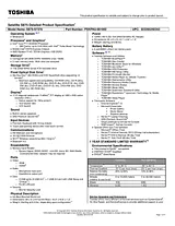 Toshiba S875-S7376 PSKFNU-001002 User Manual