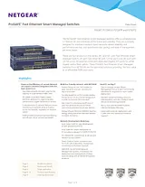 Netgear FS728TLP – ProSAFE 24 ports smart switch PoE 데이터 시트