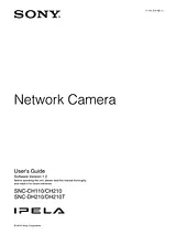 Sony SNC-DH210T Manual Do Utilizador