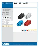 Coby MPC-552 MPC552-BLU 产品宣传页