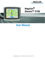 Magellan maestro 3100 Справочник Пользователя