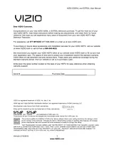 VIZIO E320VL User Manual