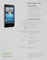 HTC inspire 4g Guide De Spécification
