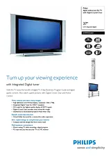 Philips 37" LCD Digital widescreen flat TV 37PF5520D Manual De Usuario