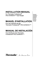 Thermador PRG364GDH Installation Instruction