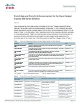 Cisco Catalyst Express 500-24TT Guide De Spécification