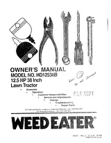 Weed Eater 159757 사용자 매뉴얼