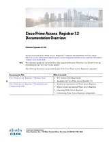 Cisco Cisco Prime Access Registrar 7.2 Documentation Roadmaps