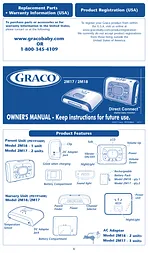 Graco Children's Products Inc PD191608 Справочник Пользователя
