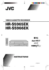 JVC HR-S5965EK Manual Do Utilizador