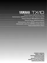 Yamaha TX-10 Справочник Пользователя