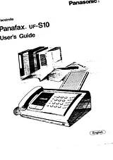 Panasonic uf-s10 Manual De Usuario