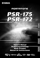 Yamaha PSR - 175 Manual De Usuario