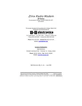B&B Electronics ZP Series Benutzerhandbuch