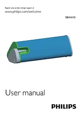 Philips SBA1610PUR/00 User Manual
