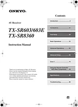 ONKYO TX-SR603/603E Benutzerhandbuch