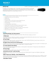 Sony STR-DH740 Specification Guide