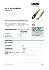 Phoenix Contact Bus system cable SAC-5P-M12MSB/ 2,0-900 1507065 1507065 Scheda Tecnica