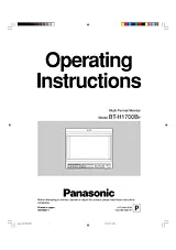 Panasonic BT-H1700BP Manual Do Utilizador